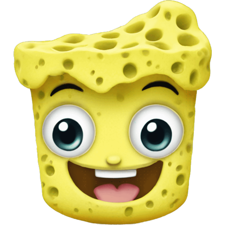 cute baby sponge bob emoji