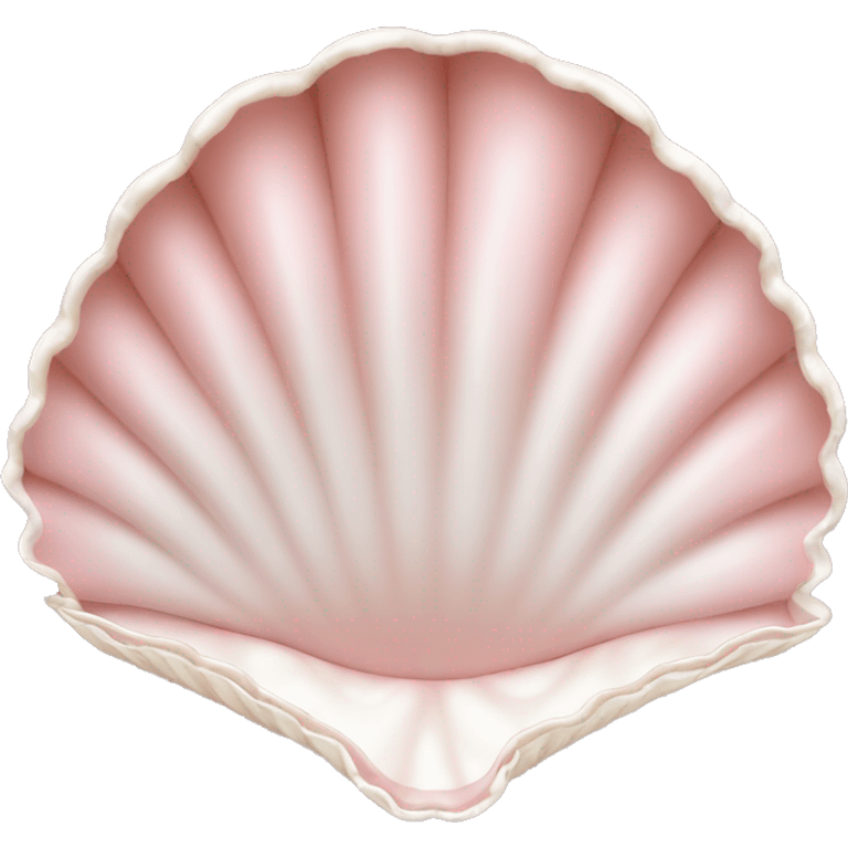  Pale Pink clamshell with pearl inside the open shell emoji