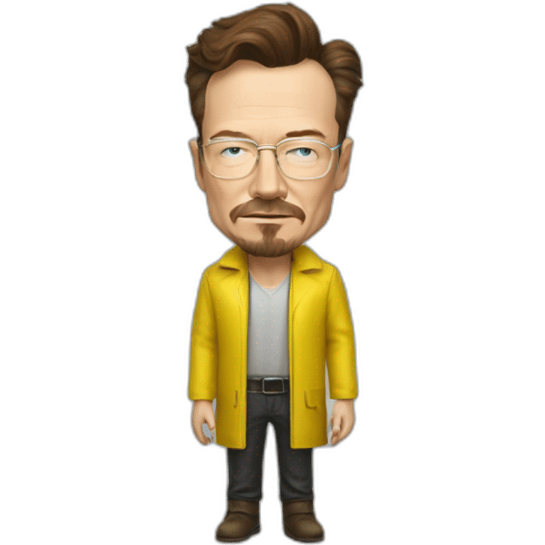 elon musk cosplaying as walter white emoji