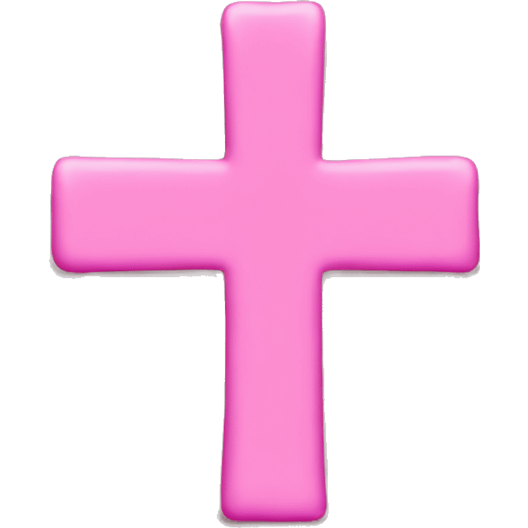 pink cross  emoji