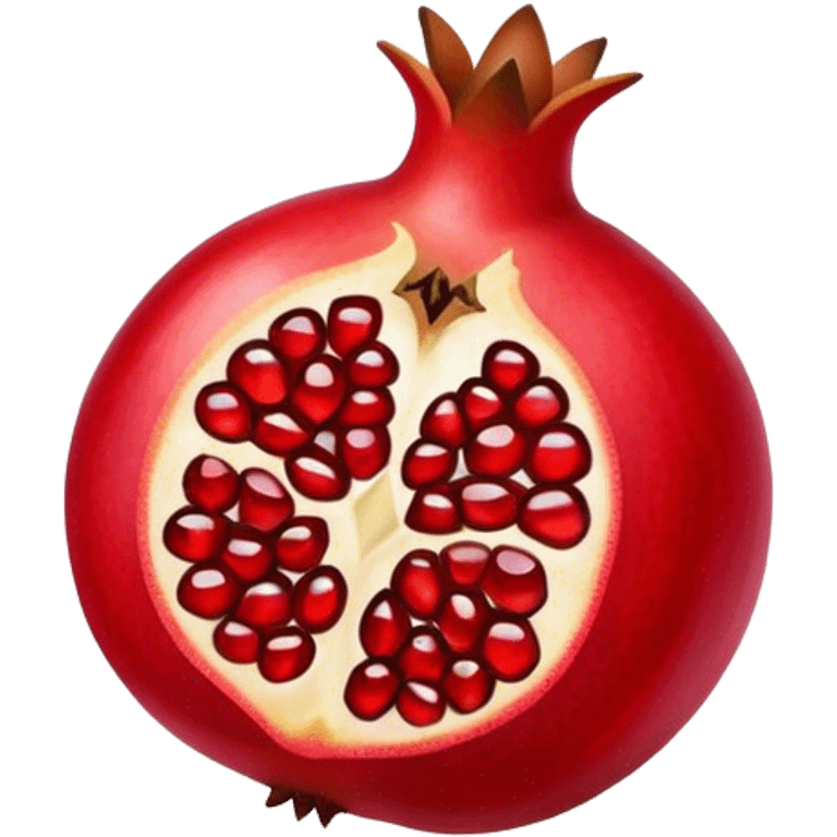 Pomegranate fruit emoji