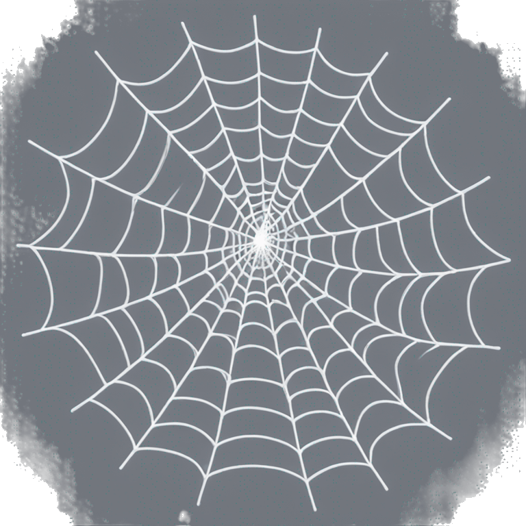 white Cobweb emoji