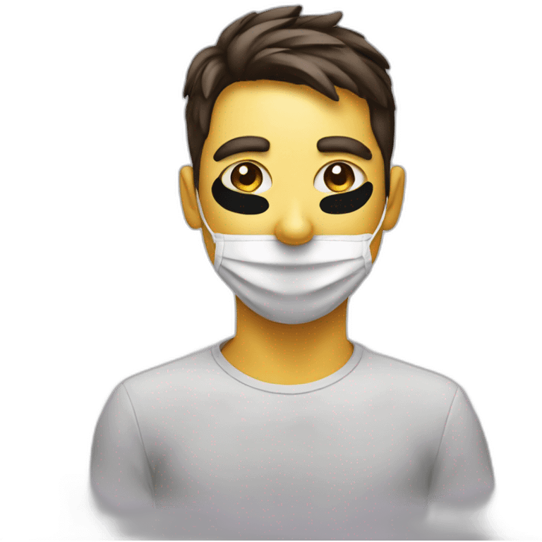 A inifinity logo Masked guy emoji