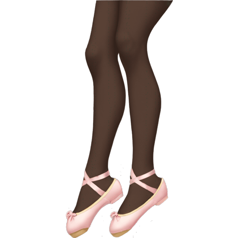 black aesthetic ballerina shoes emoji