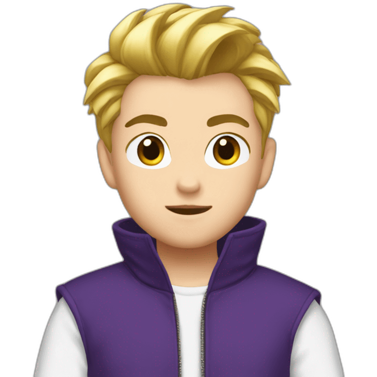 Teen gohan wearing celine emoji