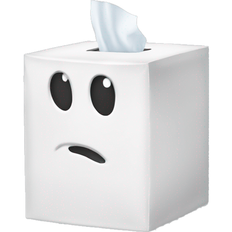 Tissue Box no Face white emoji