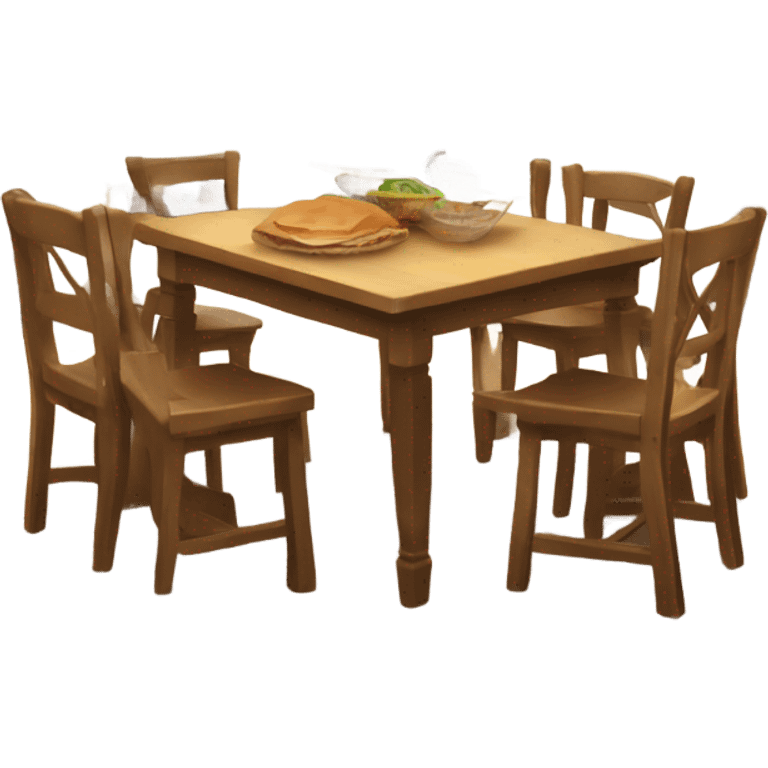 rusitc Kitchen Table emoji