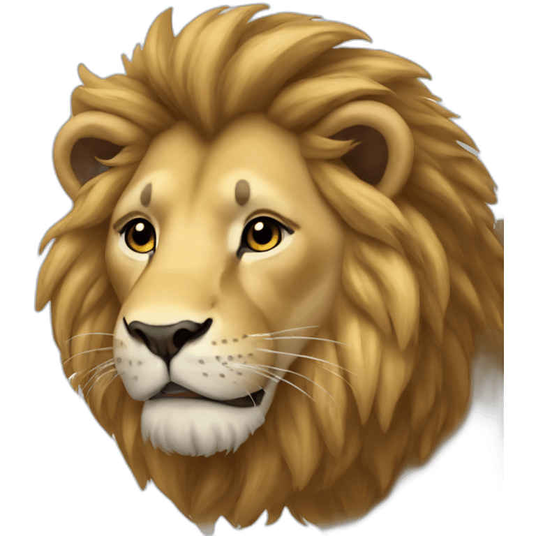 Lion volant emoji