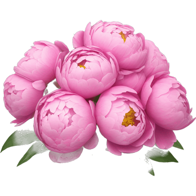 a bouquet of peonies  emoji