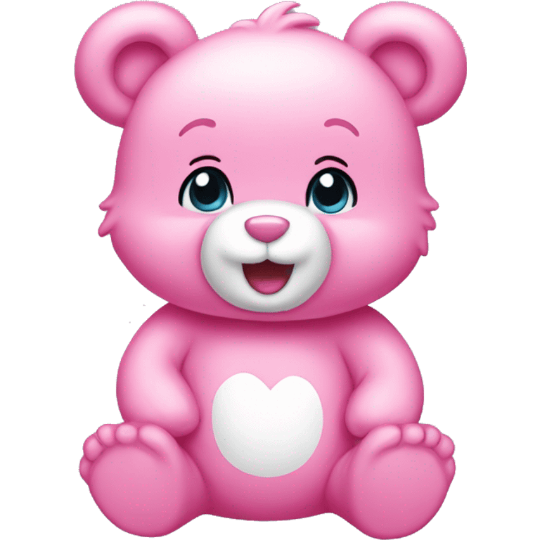 Carebear pink emoji