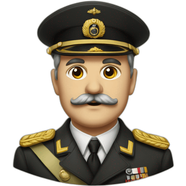 The leader of Germany in 1939-1945 with a small mustache emoji