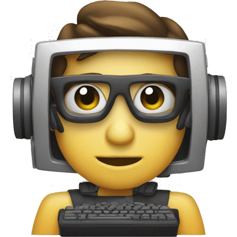 developper with computer emoji