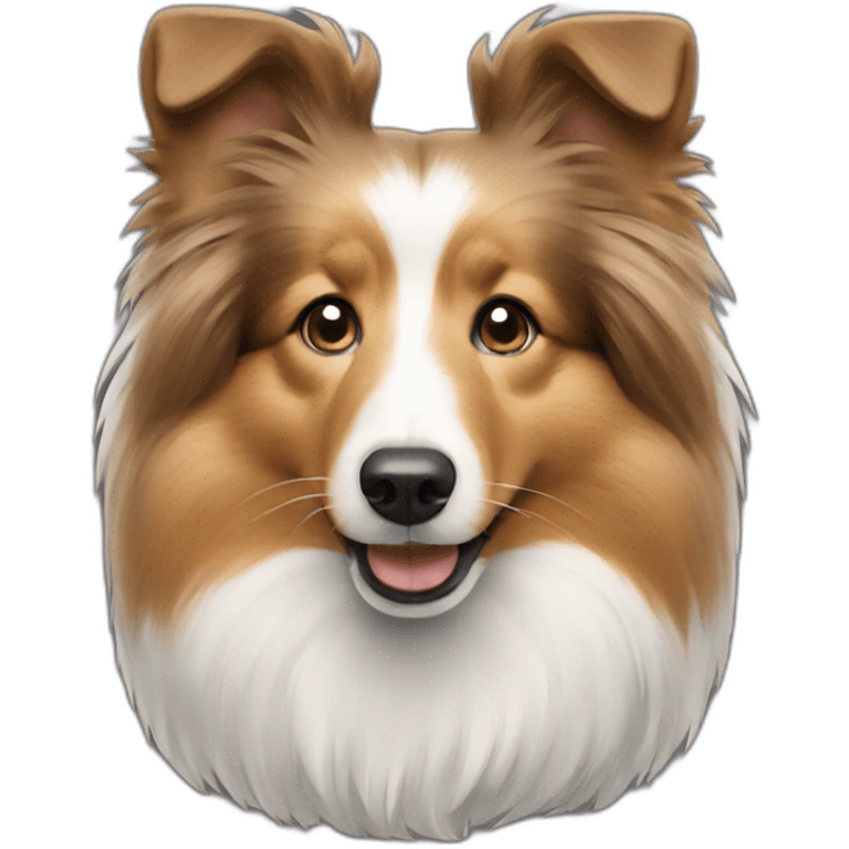 sheltie dog emoji