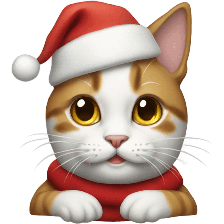 Cat Santa  emoji