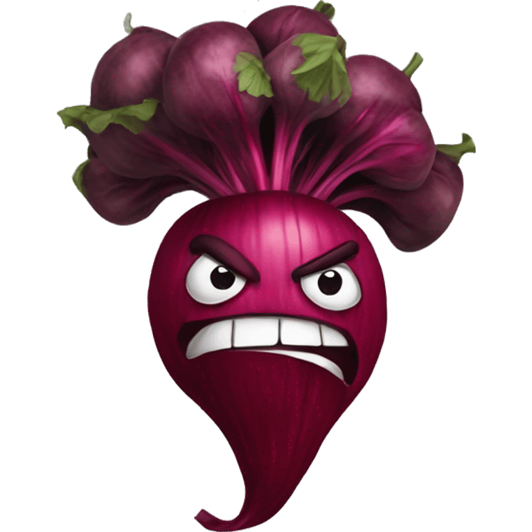 angry beetroot emoji