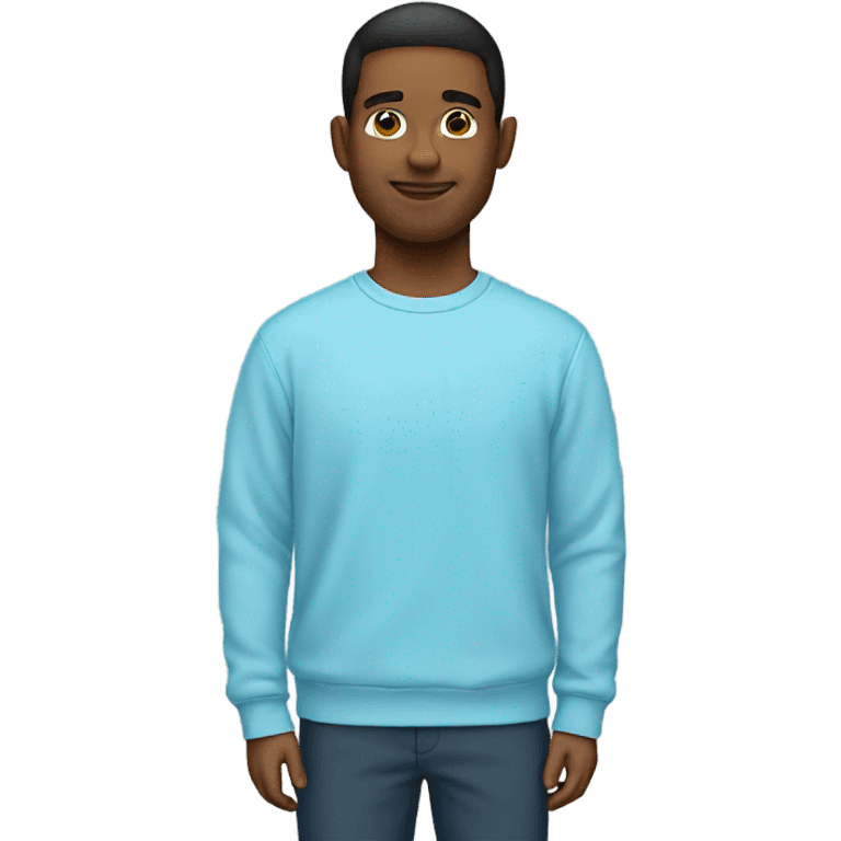 light blue sweatshirt  emoji