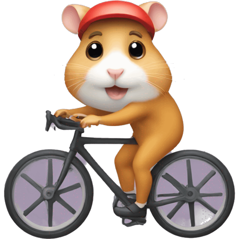 hamster cyclist emoji