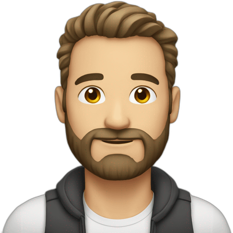 father with beard white attractive emoji