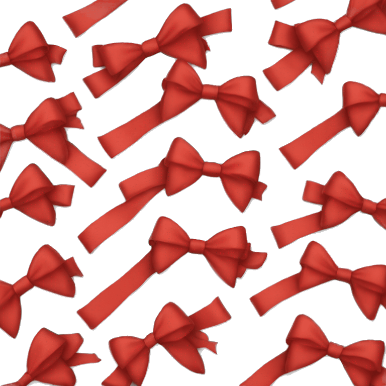 Big red bow  emoji