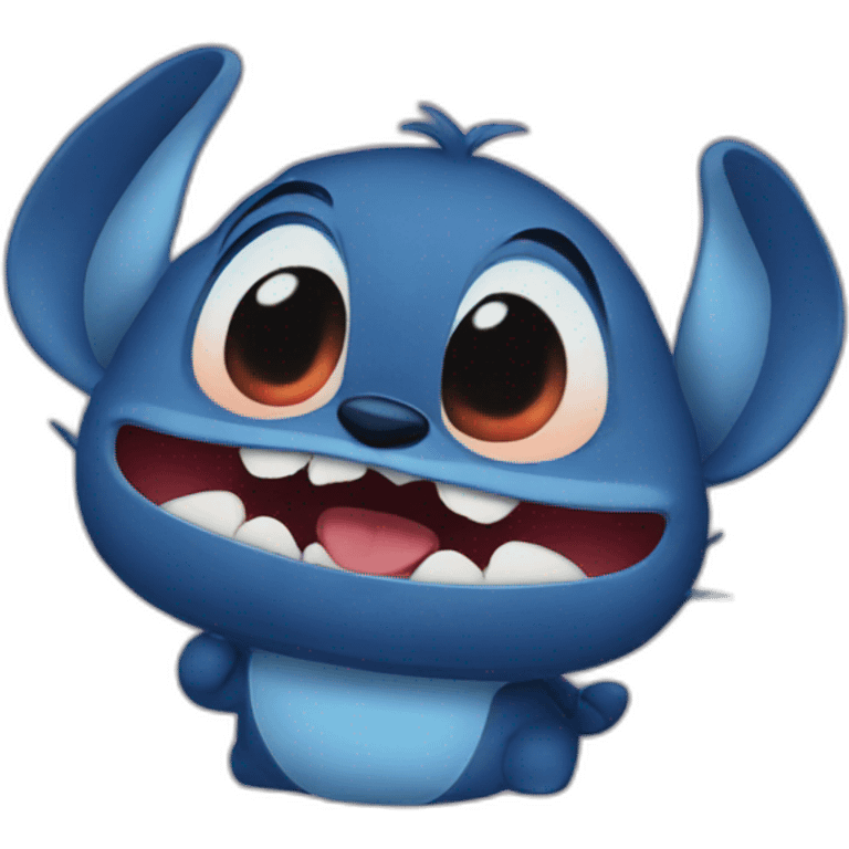 Stitch-kiss emoji