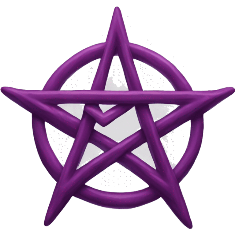 red purple pentagram emoji