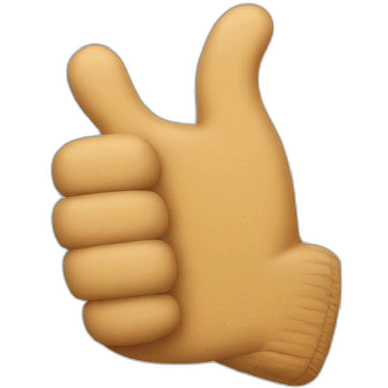 mitten thumbs up emoji