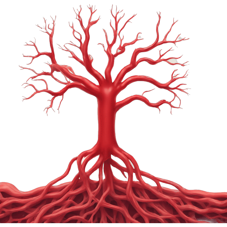 red blood vessels emoji