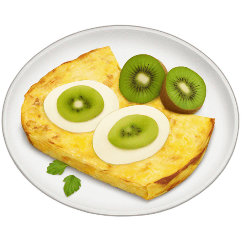 Kiwi omlette emoji