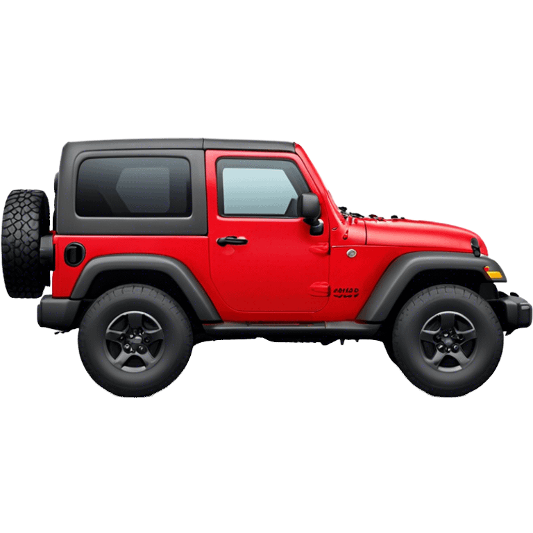 Jeep Wrangler - Jeep (Model Year: 2022) (Iconic colour: Red) emoji