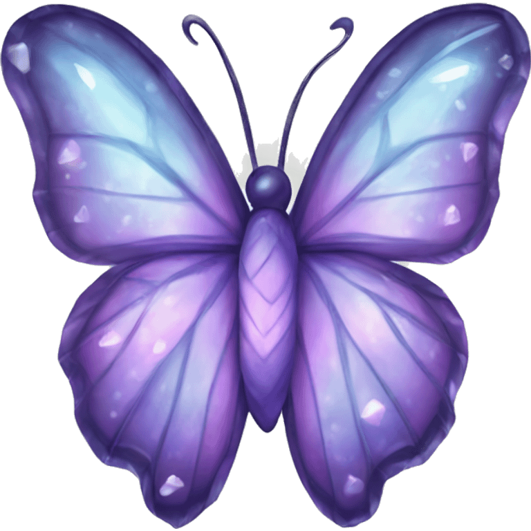 crystal butterfly emoji