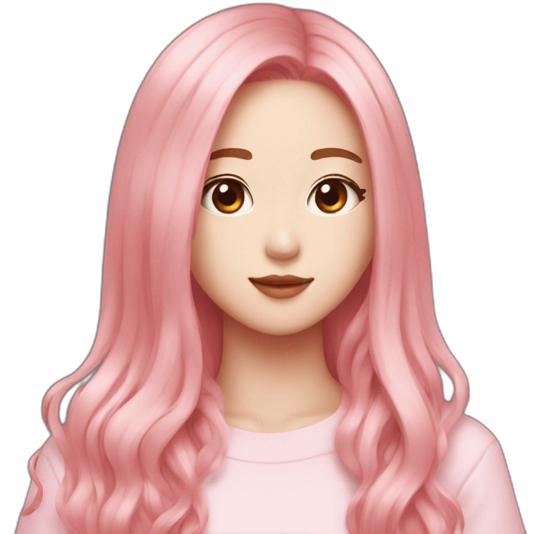 Rosé from blackpink emoji