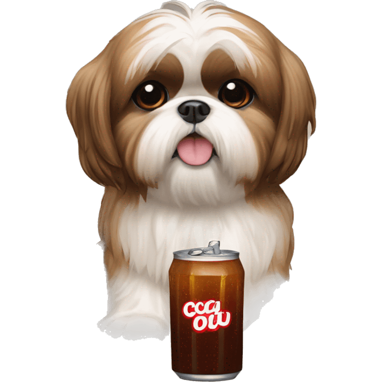 Shih tzu con cola  emoji