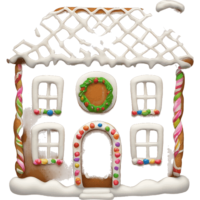 ginger bread house girly  emoji