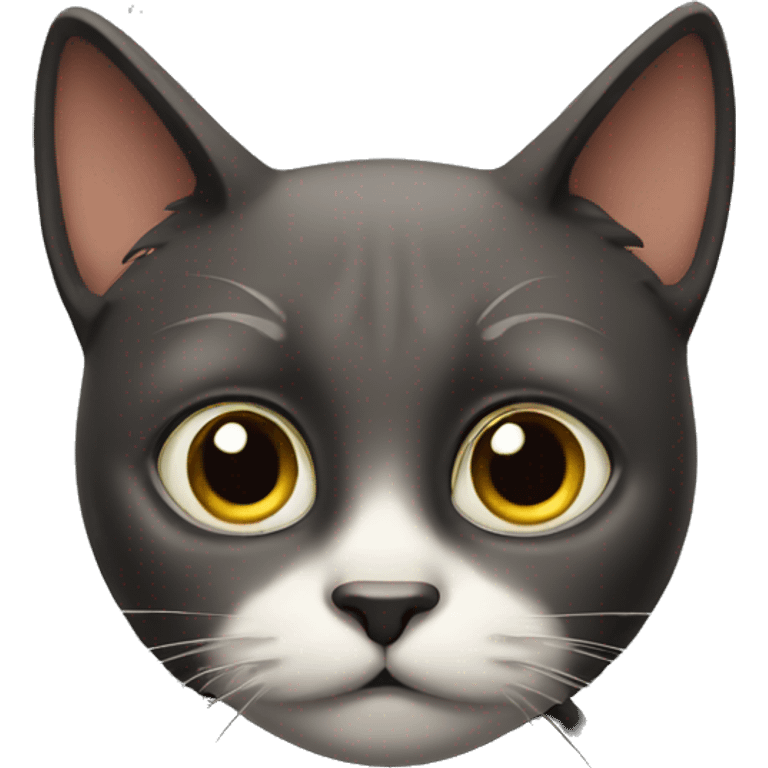 Suspicious cat emoji