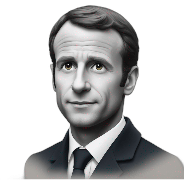 Macron-faded emoji