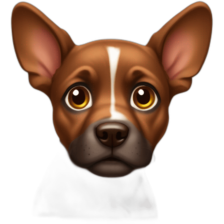 Fully brown-puppy-with-big-ears down emoji