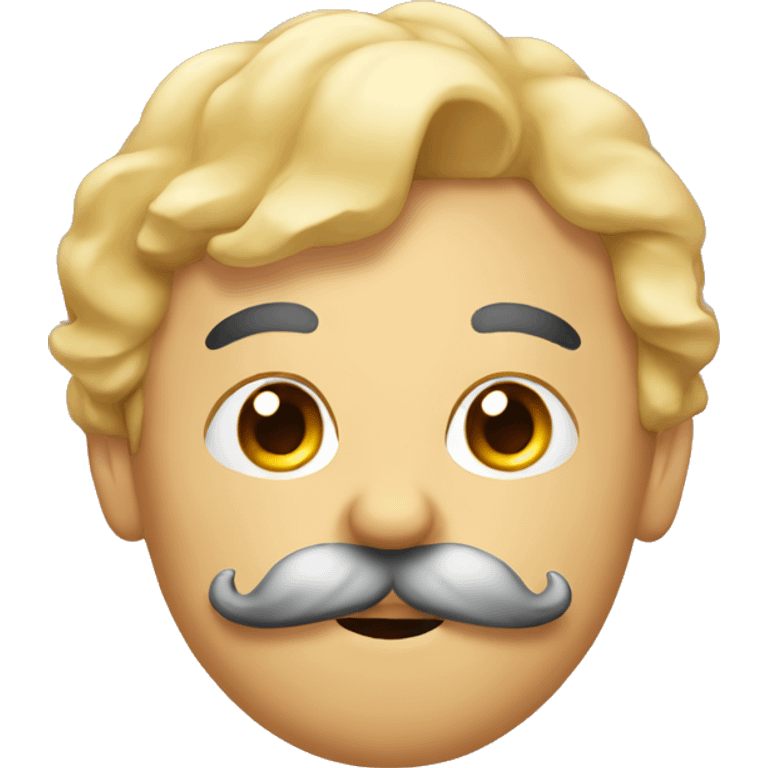 thinking with mustache emoji