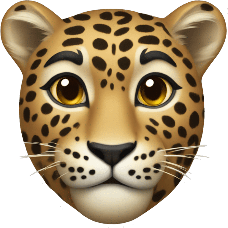 Corazón leopardo emoji