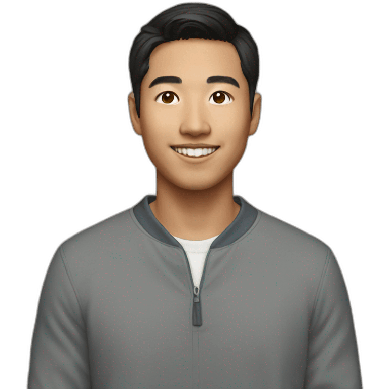 Catholic Asian male berkeley student emoji