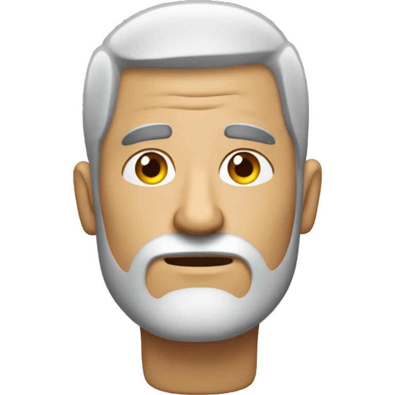 bold tired man with short beard  emoji