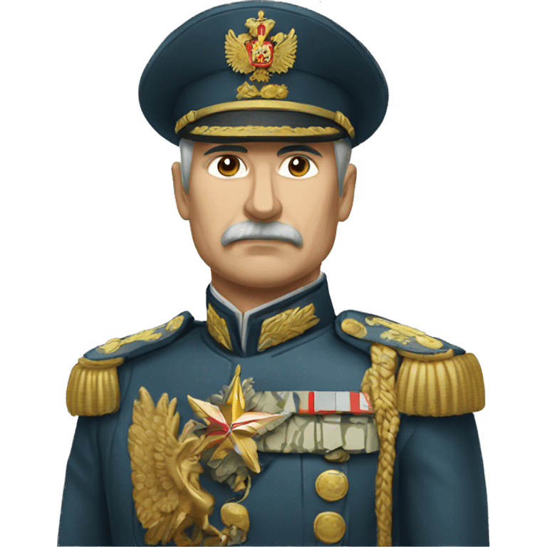 Military russian General  emoji