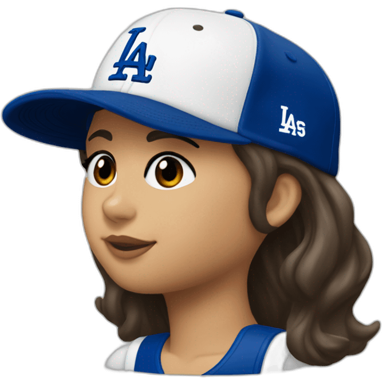 selena gomez dodgers cap emoji