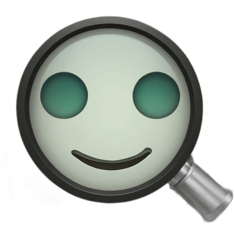 Chat loupe emoji