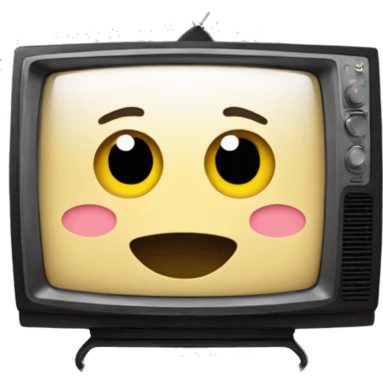 tv with netflix on screen emoji