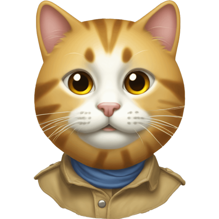 Котик и бантик  emoji