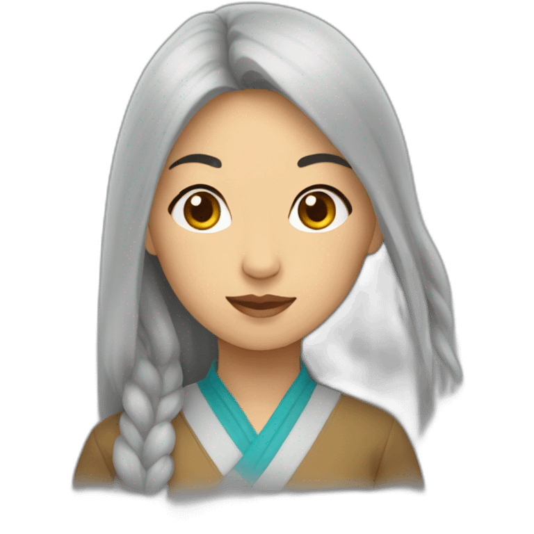 Kazakh woman emoji