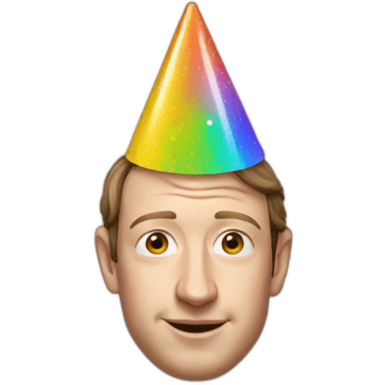 zuckerberg-party-hat emoji