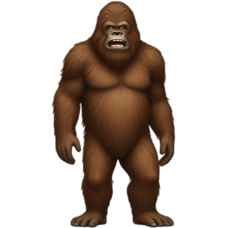 Bigfoot emoji