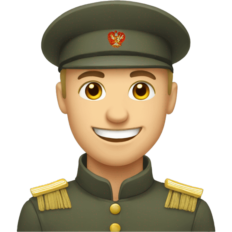 happy russian Soldier emoji