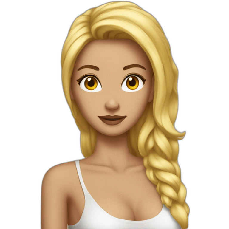 Sexy woman emoji